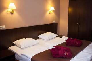 Отель Romantik SPA Hotel Яремче Двухместный номер с 1 кроватью или 2 отдельными кроватями и балконом, гостям предоставляется доступ в спа-центр-7